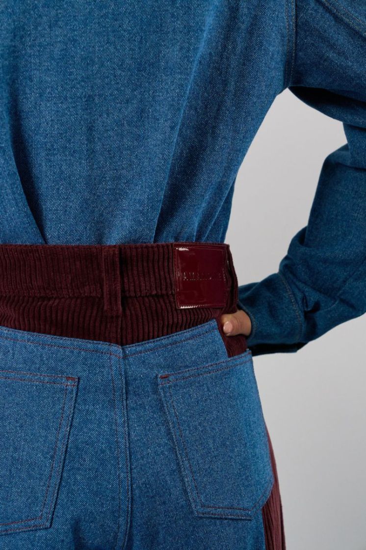  JEANS/BORDEAUX