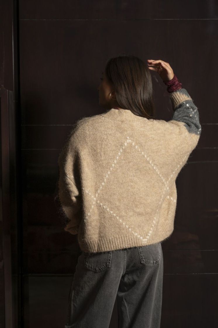 BEIGE ARGYLE