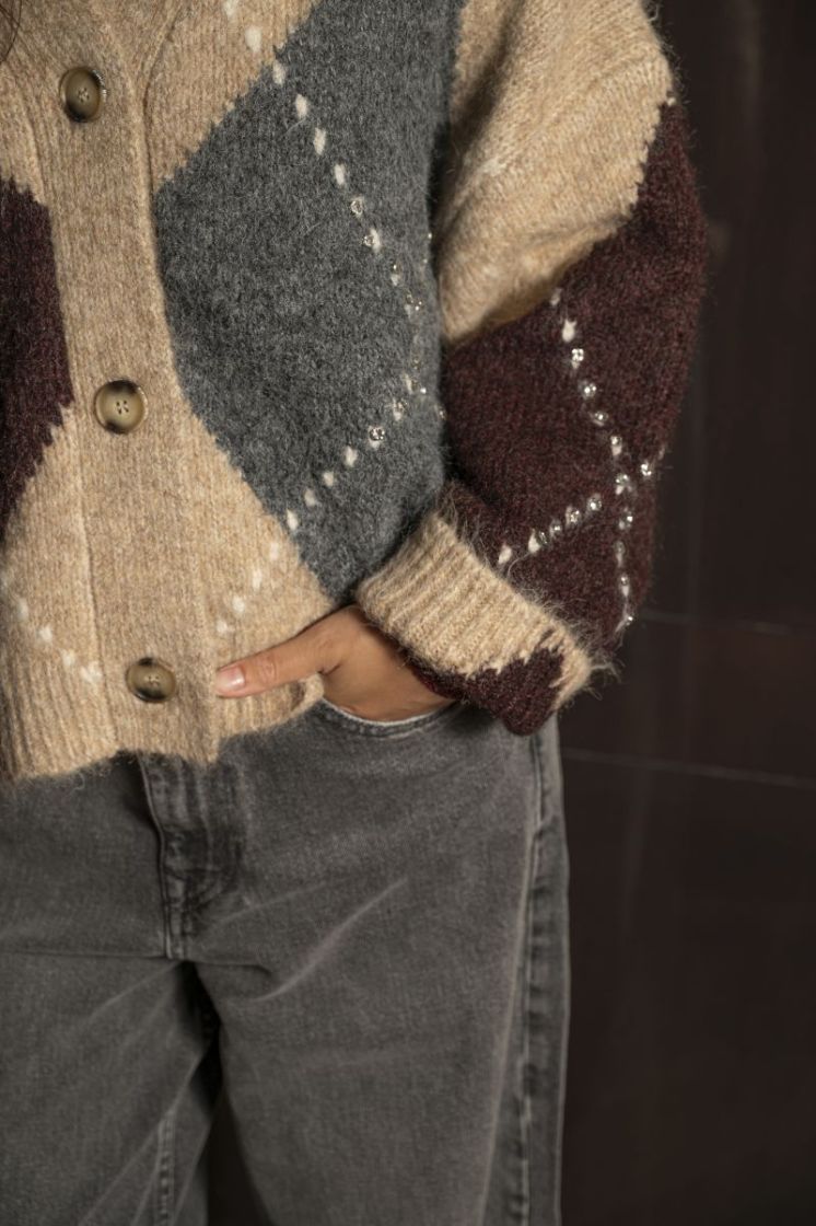 BEIGE ARGYLE